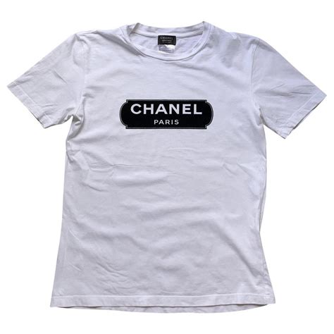 pre-owned chanel t-shirts|Chanel t shirt sale.